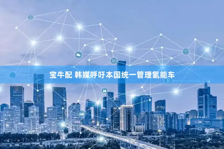 宝牛配 韩媒呼吁本国统一管理氢能车