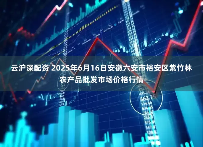云沪深配资 2025年6月16日安徽六安市裕安区紫竹林农产品批发市场价格行情