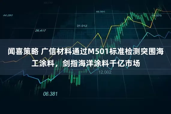 闻喜策略 广信材料通过M501标准检测突围海工涂料，剑指海洋涂料千亿市场